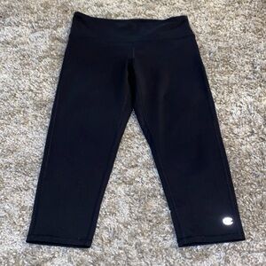 Champion Black Women’s Leggings with C logo size M
